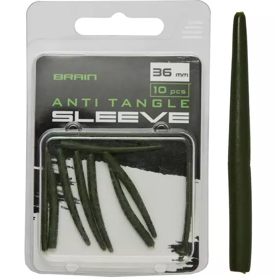 Протизакручувач Brain Anti Tangle Sleeve 36mm (10 шт / уп) Green SGXA-904720, фото 